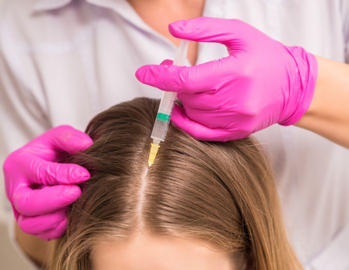 Hair treatment at Renew Family Clinic